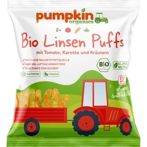 Pumpkin Organics Čočkové křupky s rajčaty, mrkví a bylinkami BIO 20 g