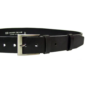 Penny Belts Pánsky kožený opasok 22-60 black 90 cm