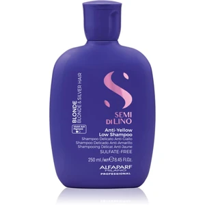 Alfaparf Milano Semi di Lino Blonde tónovací šampon pro blond a melírované vlasy 250 ml