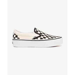 Černo-bílé dámské slip on tenisky VANS Classic - Dámské