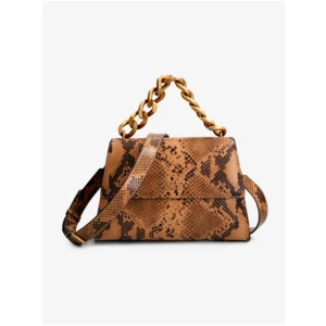 Hnědá dámská vzorovaná malá crossbody kabelka Guess Tullia - Dámské