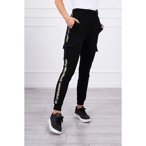 Pants cargo black