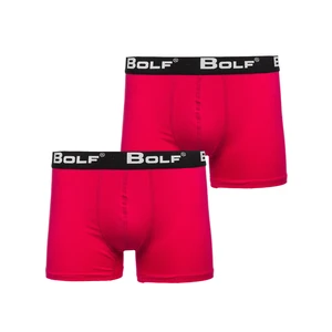 Světle růžové pánské boxerky Bolf 0953-2P 2 PACK