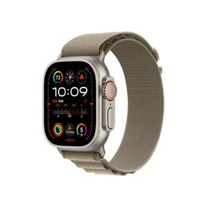 Apple Watch Ultra 2/49mm/Titan/Sport Band/Olive Alpine/Large