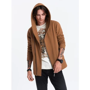 Ombre Asymmetrical men's zip-up hoodie BERLIN