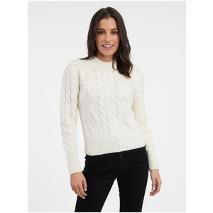 Orsay Creamy Womens Sweater - Women