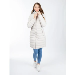 Women's quilted jacket GLANO - white