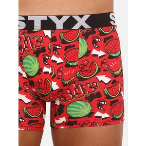 Men's boxers Styx long art sports rubber melons