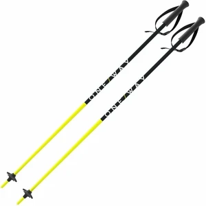 One Way Junior Poles Yellow/Black 100 cm Kijki narciarskie