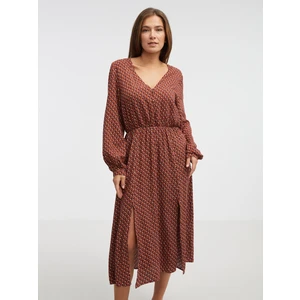 Brown Women's Patterned Dress Pepe Jeans Curry - Women's