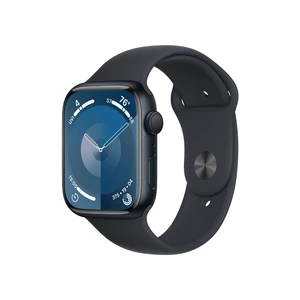 APPLE Watch Series 9 GPS 45mm Midnight Aluminium Case with Midnight Sport Band - M/L