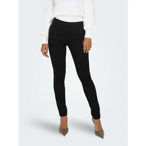 Black women's trousers in suede finish ONLY Jo - Women