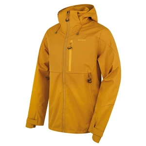 Husky Sauri M M, mustard Pánská softshell bunda