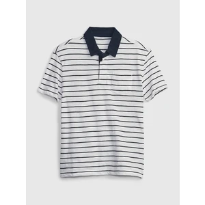 GAP Kids Striped Polo T-shirt - Boys