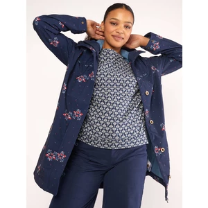 Dark blue Ladies patterned parka Blutsgeschwister - Ladies