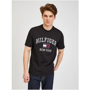 Black Mens T-Shirt Tommy Hilfiger - Men