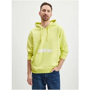 Light Green Mens Hoodie Guess Semyon - Men