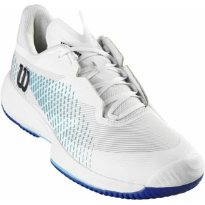 Wilson Kaos Swift 1.5 Mens Tennis Shoe White/Blue Atoll/Lapis Blue 44 2/3 Chaussures de tennis pour hommes