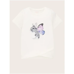 Cream Girl T-Shirt Tom Tailor - Girls