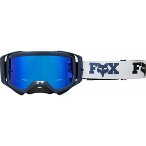 FOX Airspace Nuklr Mirrored Lens Goggles Black Occhiali moto