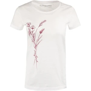 Women's T-shirt ALPINE PRO GABORA white