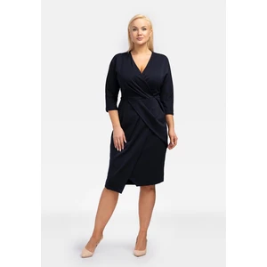 Karko Woman's Dress SB795 Navy Blue