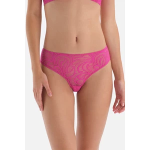 Dagi Fuchsia Ribbon Detailed Lace Brazillian