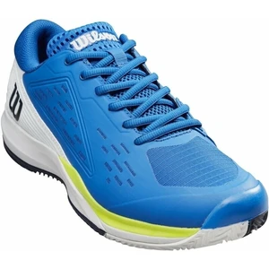 Wilson Rush Pro Ace Clay Mens Tennis Shoe Lapis Blue /White/Safety Yellow 44 Pantofi de tenis pentru bărbați