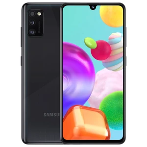 Samsung Galaxy A41 - A415F, 4/64GB, Dual SIM, Black - EU disztribúció