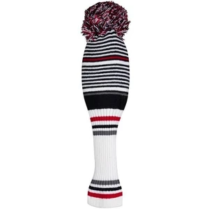 Callaway Pom Pom Driver Head Cover White/Black/Charcoal/Red