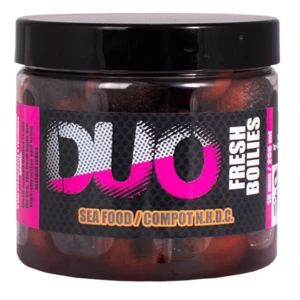 LK Baits DUO X-Tra Fresh Boilies Sea Food/Compot NHDC 14mm 150ml