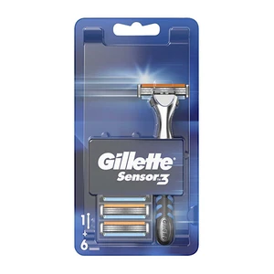 Gillette Holiaci strojček Gillette Sensor3 + 6 hlavíc