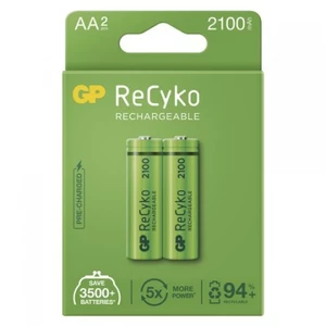 Nabíjacie batérie GP B2121 ReCyko, 2100mAh, AA, 2ks