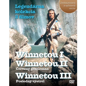 Balíček 3 ks DVD, Winnetou I, II, III Legendárna kolekcia 3 filmov