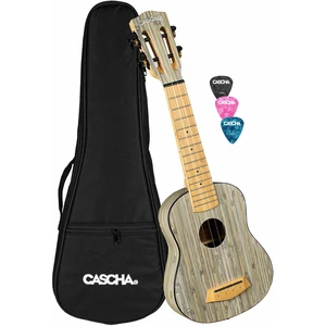 Cascha HH 2315 Bamboo Ukulele sopranowe Graphite