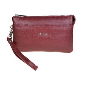 SEGALI Dámska kožená crossbody kabelka 8002 Port wine