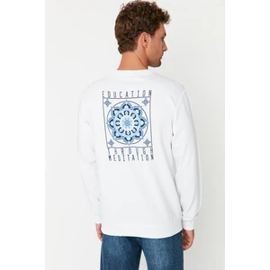 Trendyol Sweatshirt - White - Regular fit