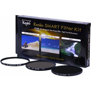Kenko Smart Filter 3-Kit Protect/CPL/ND8 37mm Filtro lente