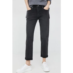 GAP girlfriend mid rise Washwell Jeans Černá