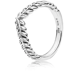Pandora Stříbrný prsten s obilnými klasy 197681 56 mm
