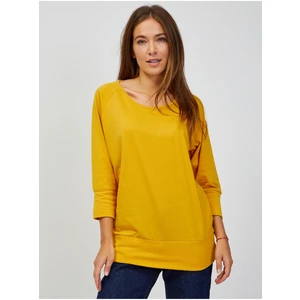 SAM73 Yellow Women Basic T-Shirt SAM 73 Ekale - Women