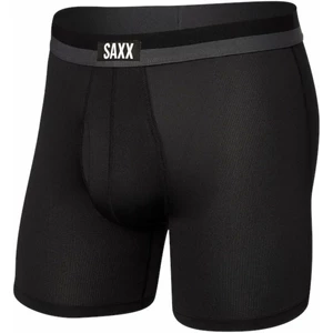 SAXX Sport Mesh Boxer Brief Black S Fitness Unterwäsche