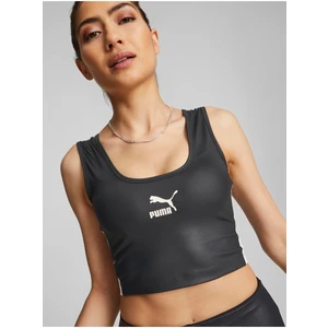 Black Sports Crop Top Puma - Women