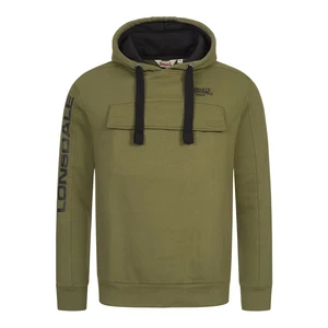 Felpa con cappuccio da uomo  Lonsdale Khaki