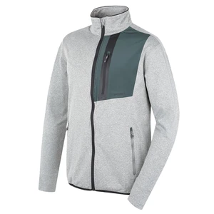 Husky  Ane M grey green, S Pánska mikina na zips