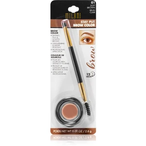 Milani Stay Put pomáda na obočí 01 Soft Brown