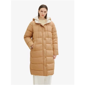 Beige Women's Winter Quilted Double-Sided Coat Tom Tailor - Women