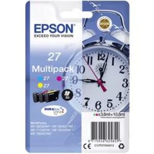 Sada náplní do tlačiarne Epson T2705, 27 C13T27054012, zelenomodrá, žltá, purpurová