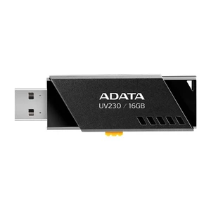 USB-kulcs, pendrive A-DATA UV230, 16GB, USB 2.0, Black (AUV230-16G-RBK)