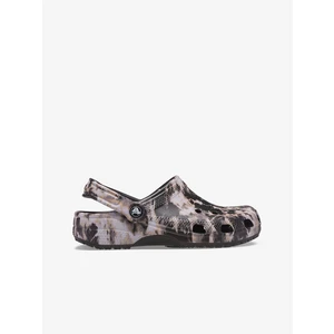 Crocs Classic Bleach Dye Clog Pantofle Černá